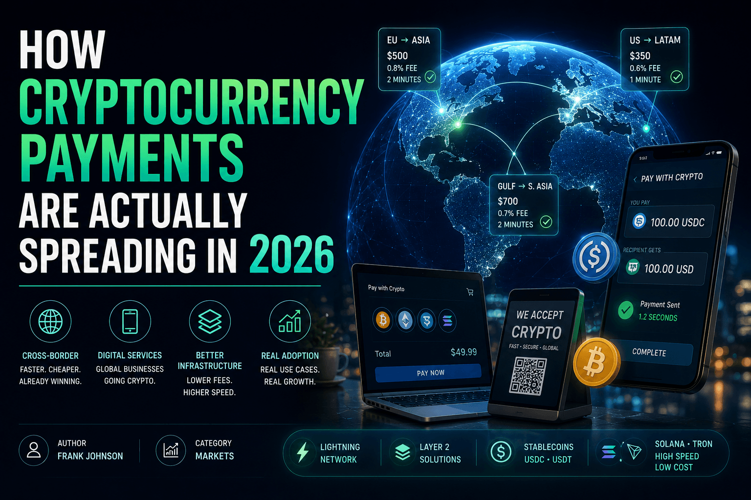 How Cryptocurrency Payments Are Spreading in 2026