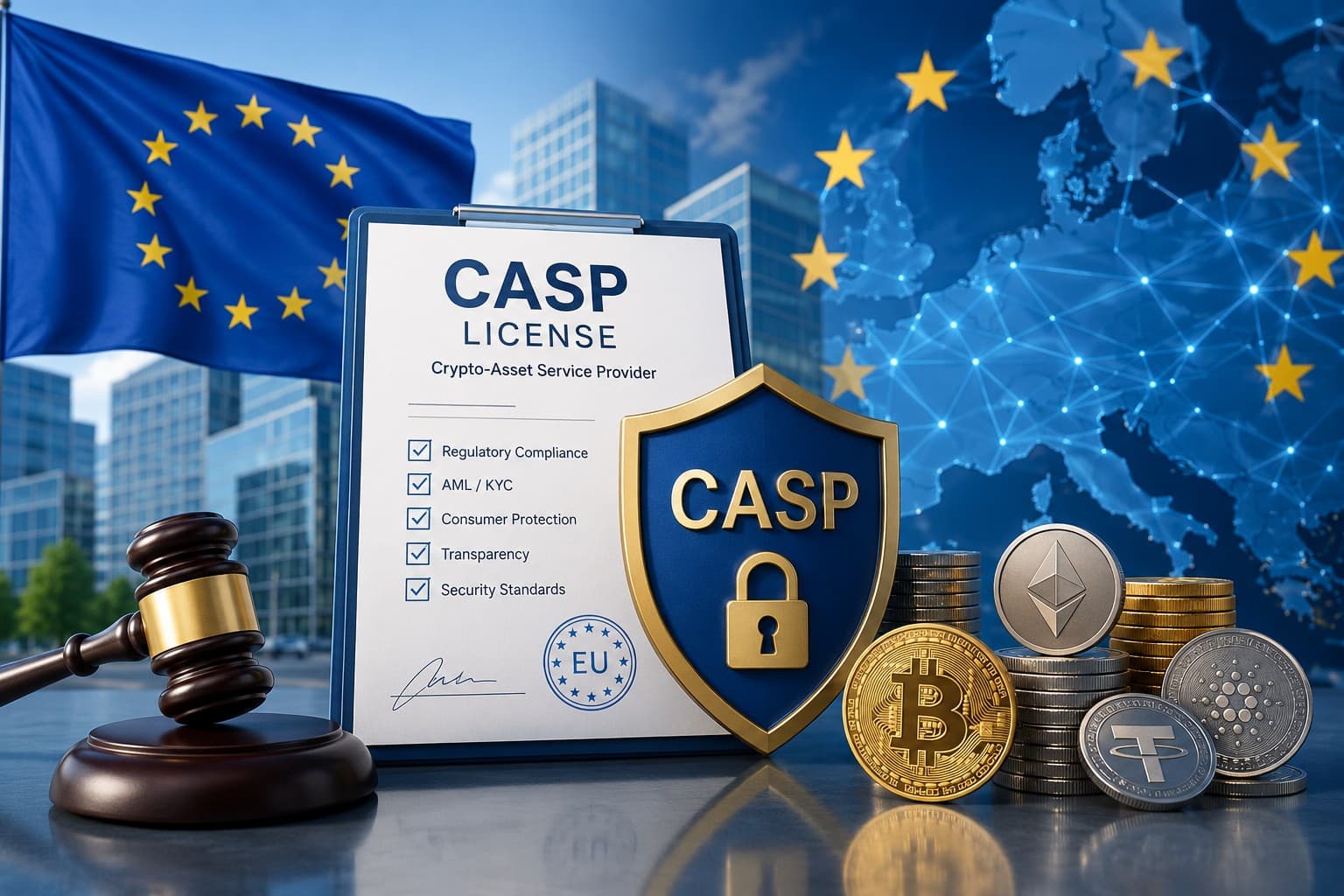 CASP Licensing Gains Momentum as Europe Accelerates Crypto Market Regulation